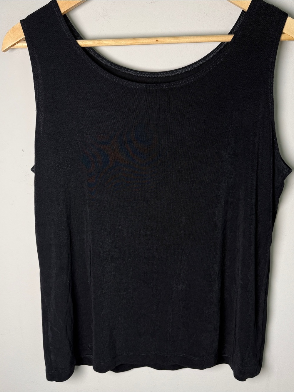 Travelers by Chico’s Black Sleeveless Tank Top Wrinkle Resistant Size 2 (L/XL)